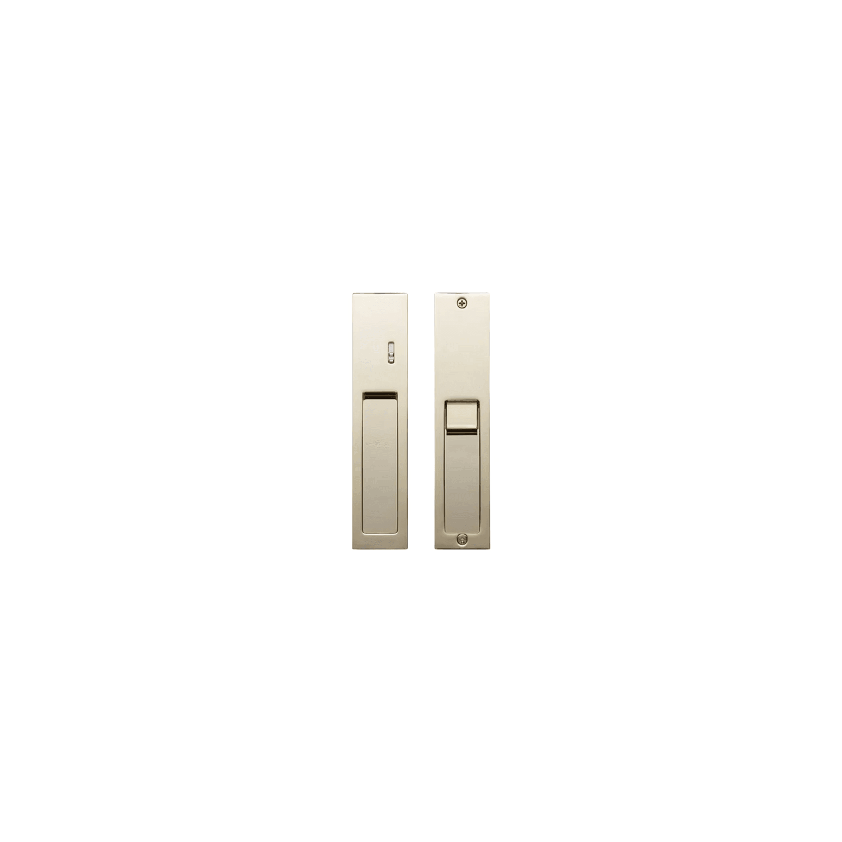Kawajun KV-07 Recessed Door Pull with Privacy Lock gallery detail image