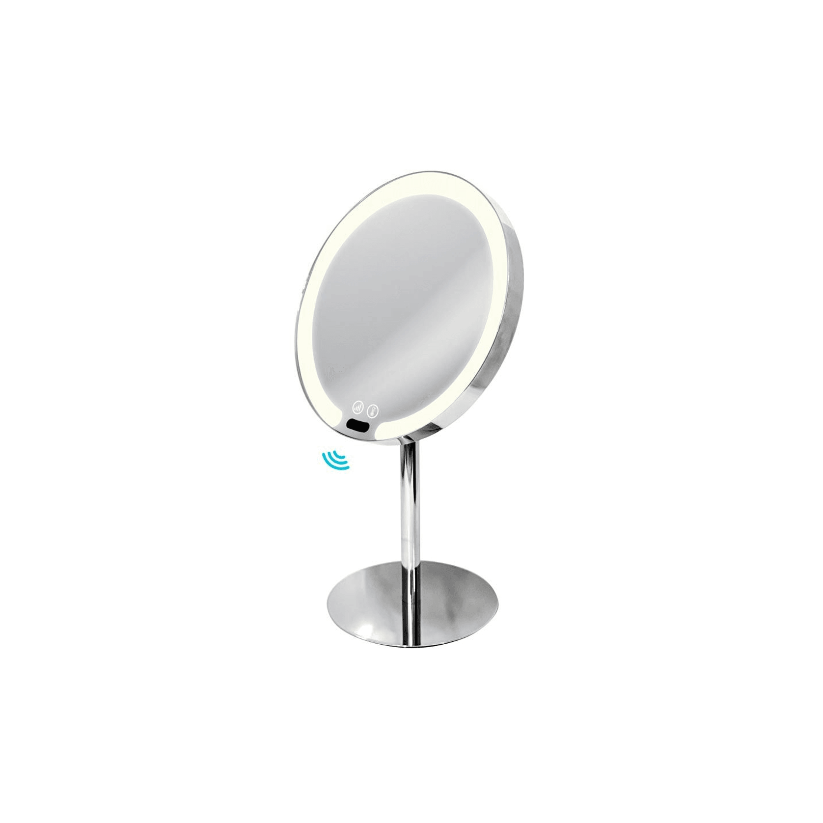 Tabletop Magnifying Sensor LED Mirror - Chrome gallery detail image