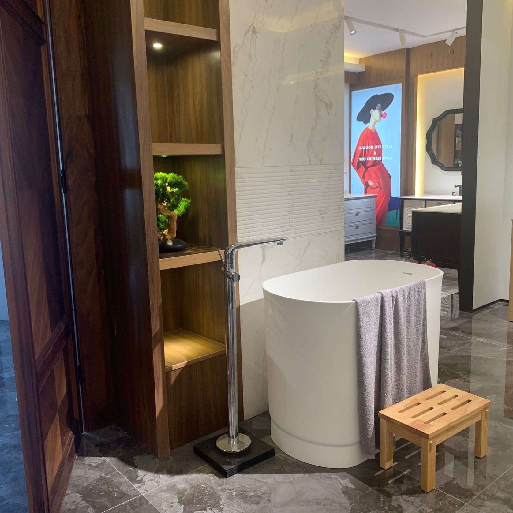 Josei Traditonal Japanese Soak Tub - 1100mm - MGF01 1100 gallery detail image