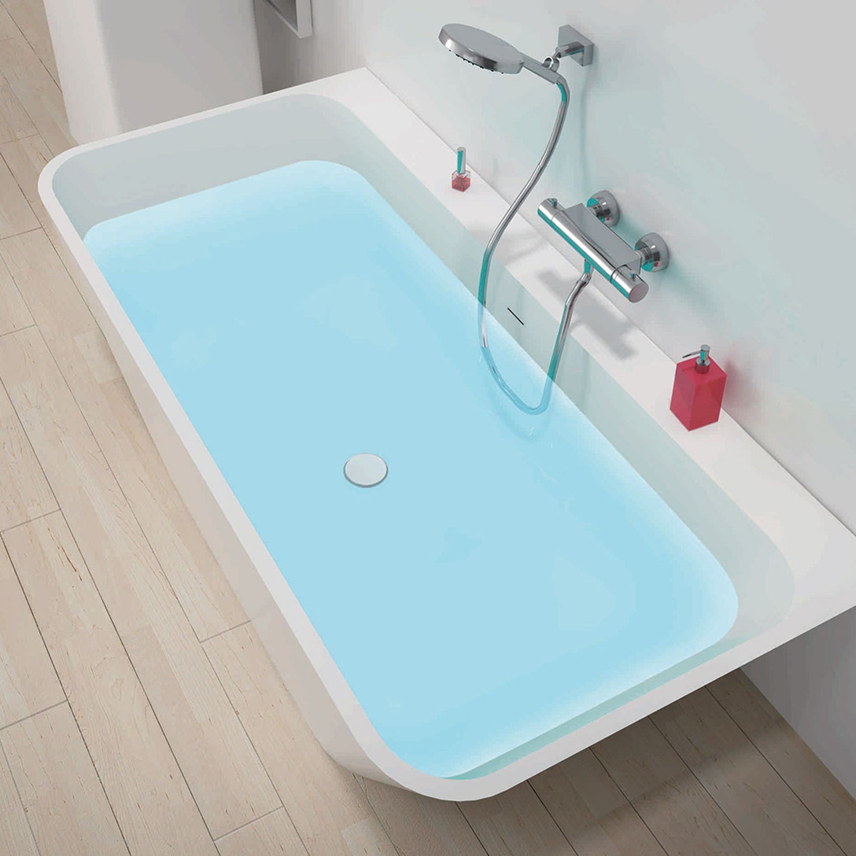 Rubino Back To Wall Bath by BelloCasa gallery detail image