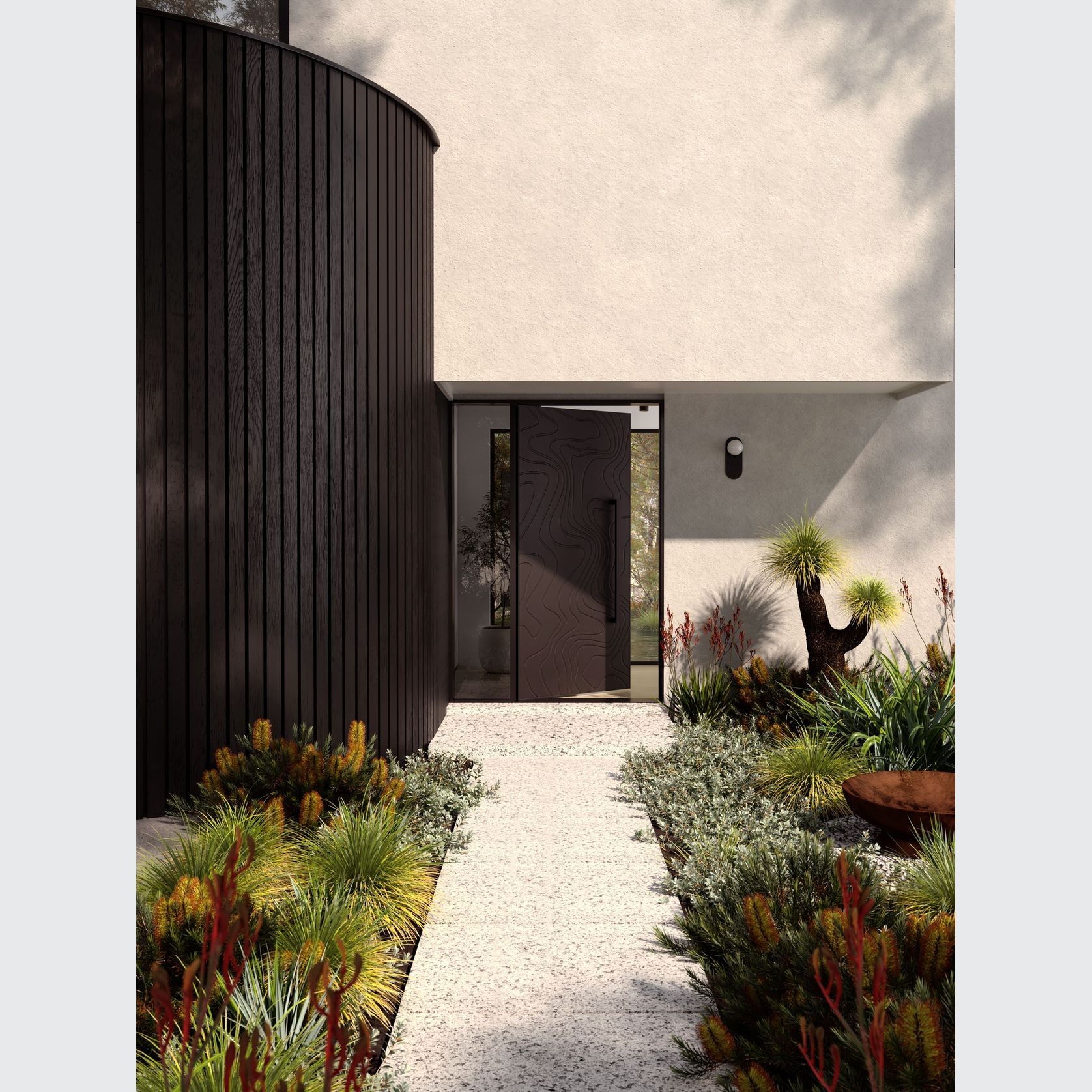 Meta 4 Patterned Aluminium FL Door gallery detail image