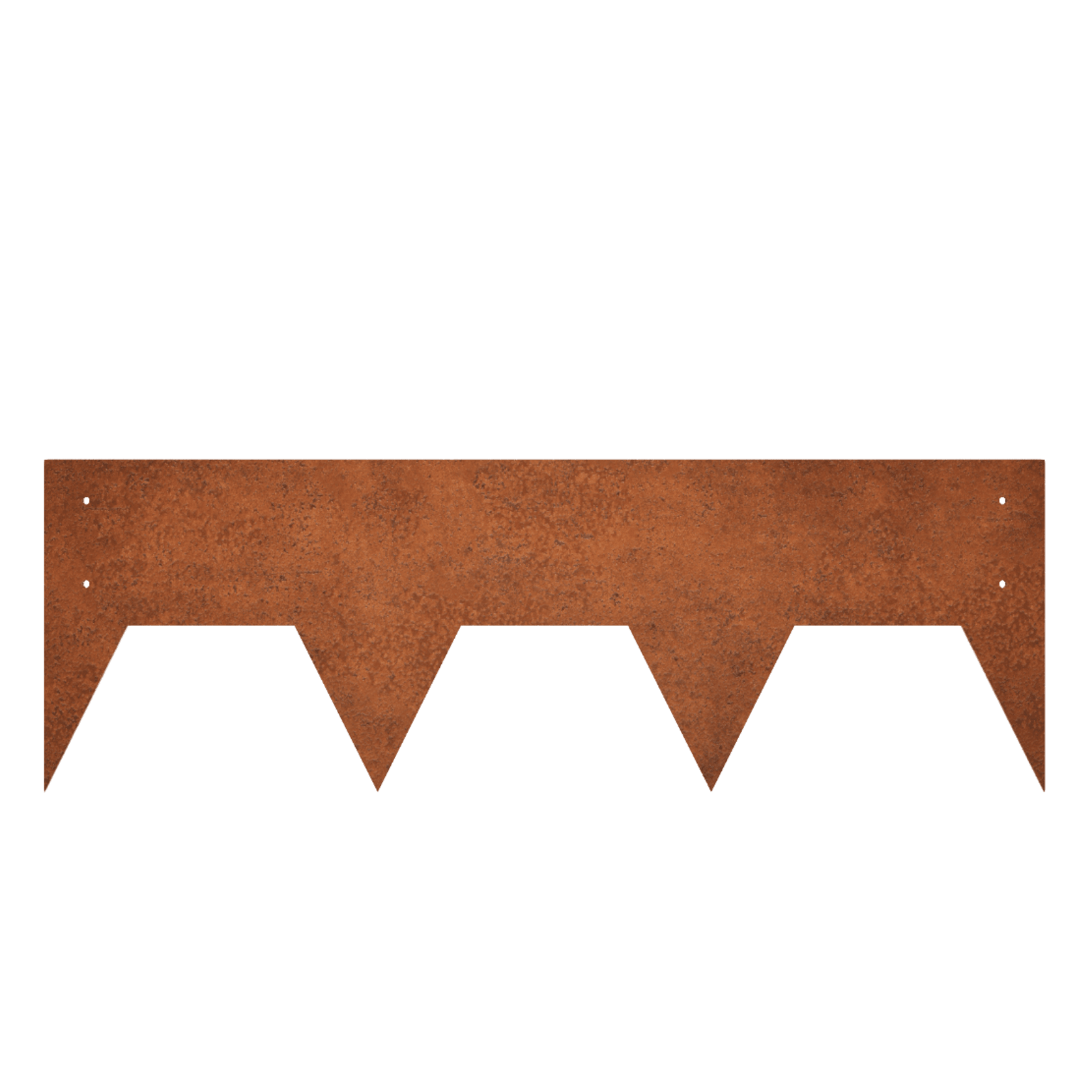100 mm High. Corten Steel Garden Edging 3.00 mm Thick gallery detail image