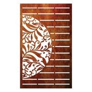 Combination Fence Panels - Half Fern with Straight line gallery detail image
