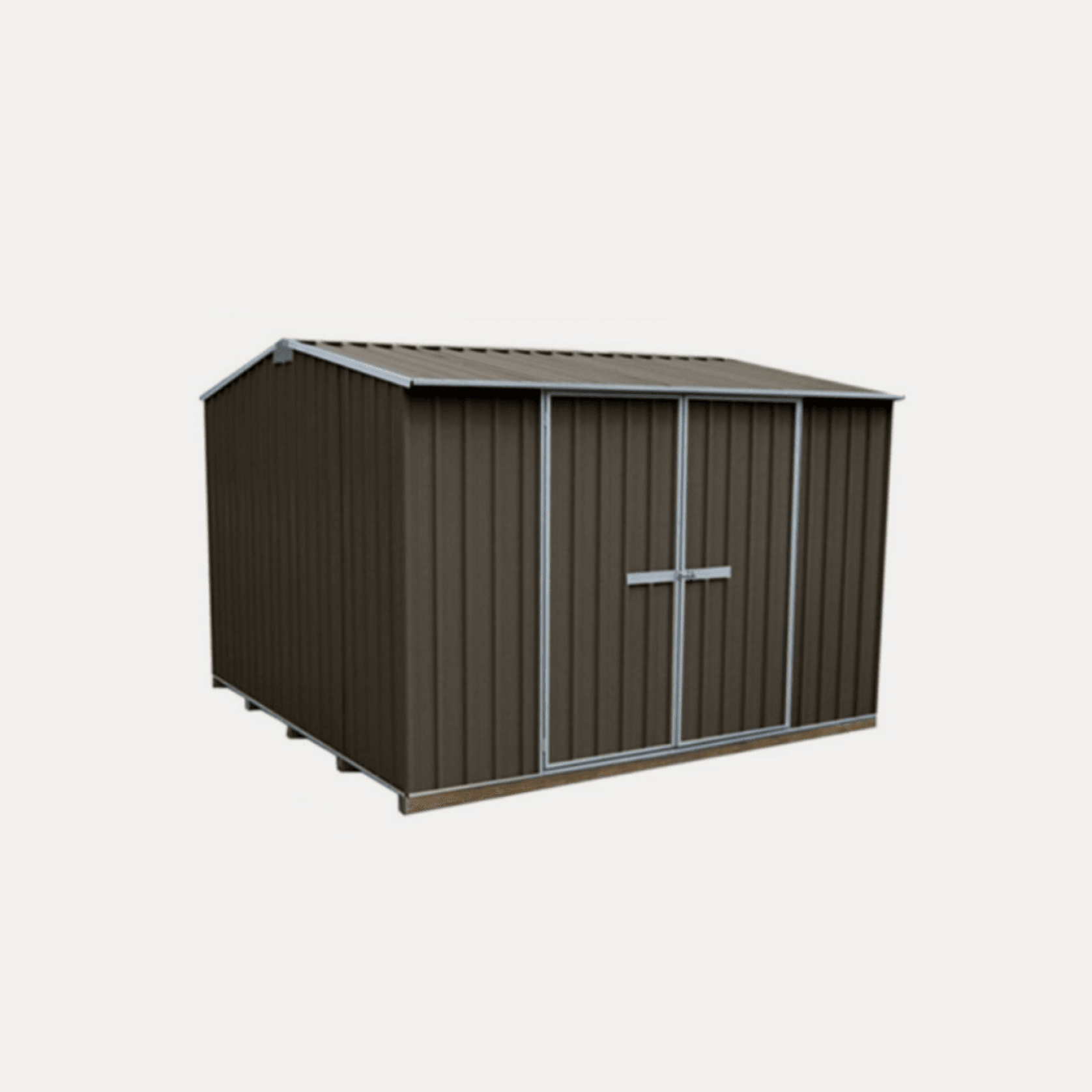 3030 x 3030 x 2090mm Garden Shed Gable Roof Ironsand gallery detail image