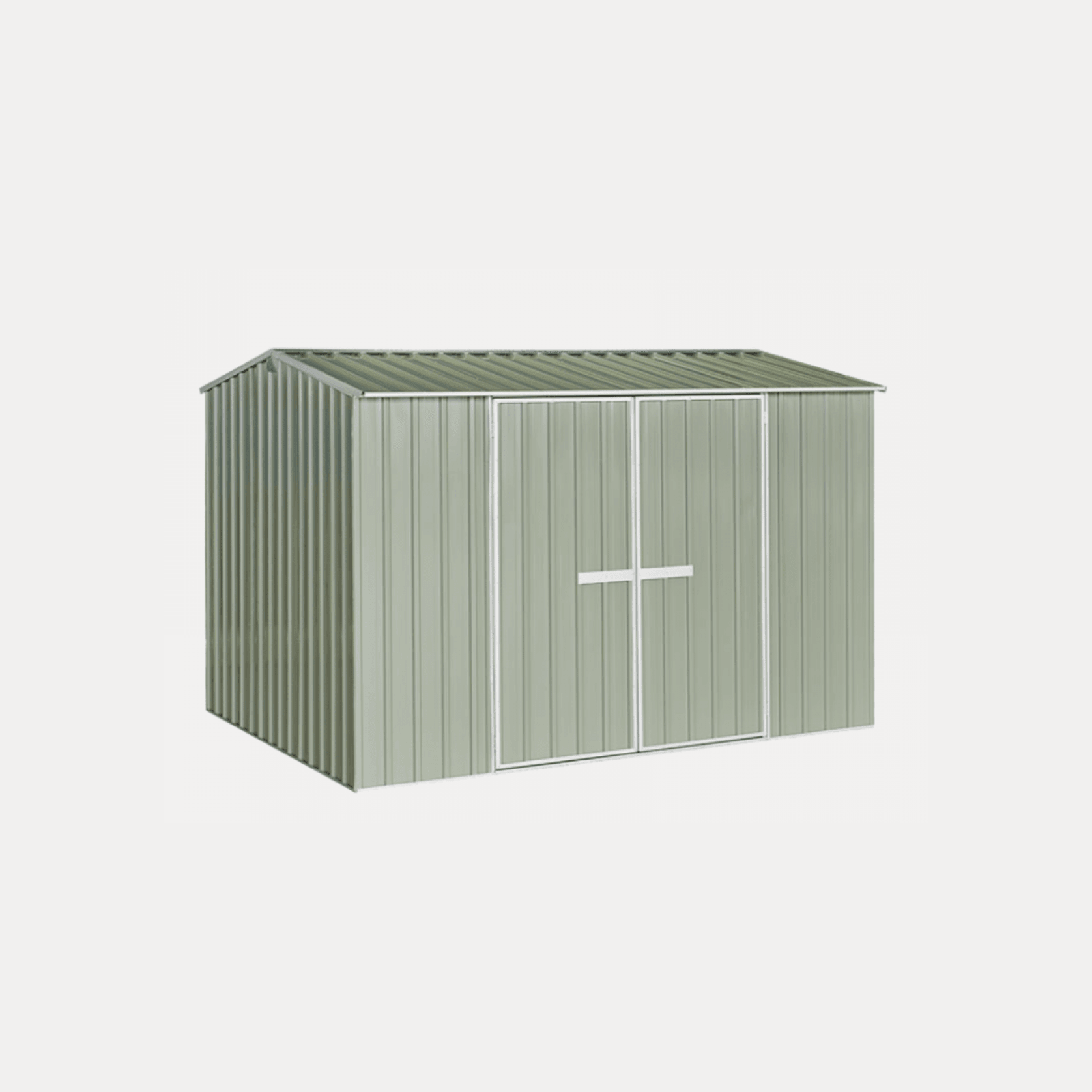3030 x 2280 x 2025mm Garden Shed Gable Roof Hazy Grey gallery detail image