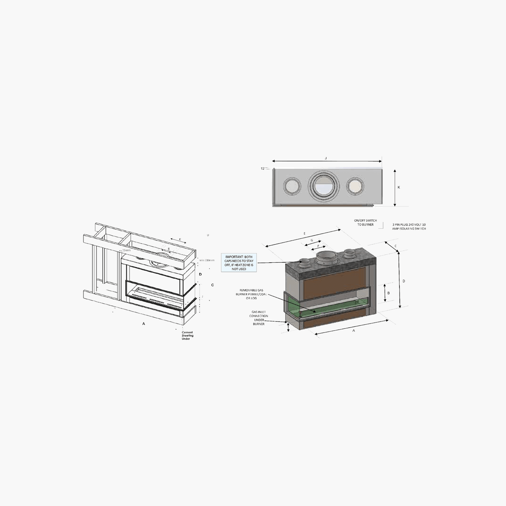 Horizon Edge | Gas Fireplace gallery detail image
