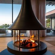 JC Bordelet Eva 992 - Suspended Wood Fireplace gallery detail image