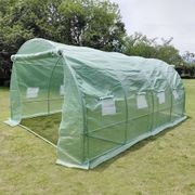 Strong Tunnel Greenhouse Galvanised Frame | 4.5m gallery detail image