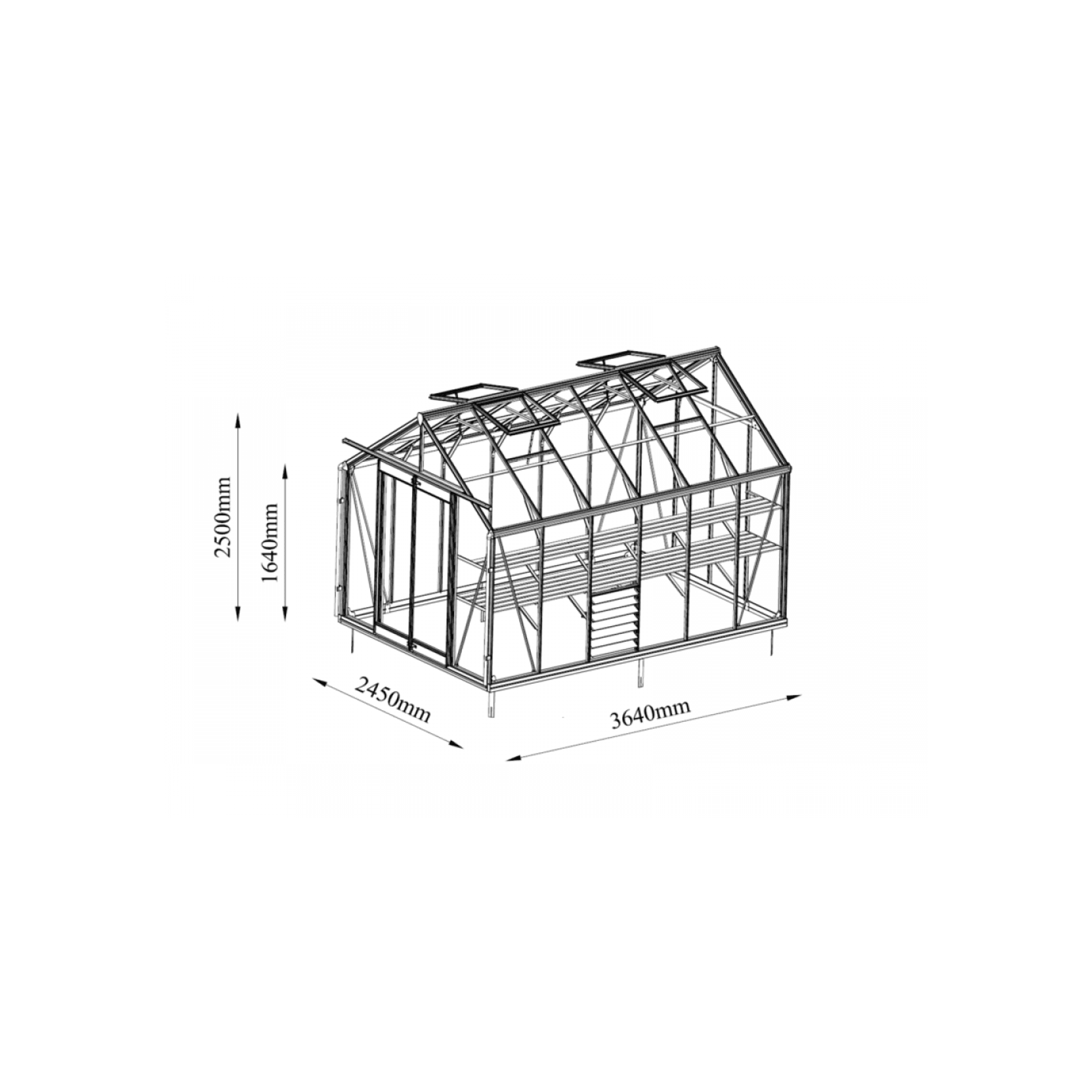 Glasshouse 4mm Tempered Glass | FW-DL0812 gallery detail image