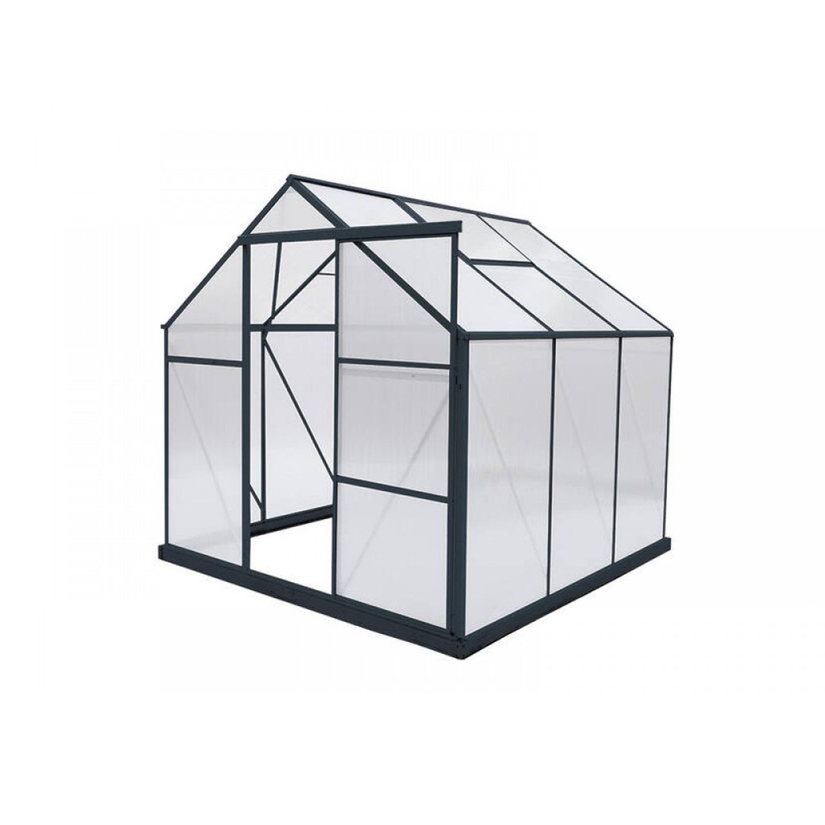 Greenhouse 6mm Twin Wall 2230 x 2240 x 2150mm gallery detail image