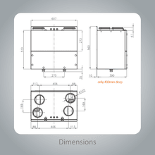 Elicent REC 320 TC – Compact MVHR Unit gallery detail image