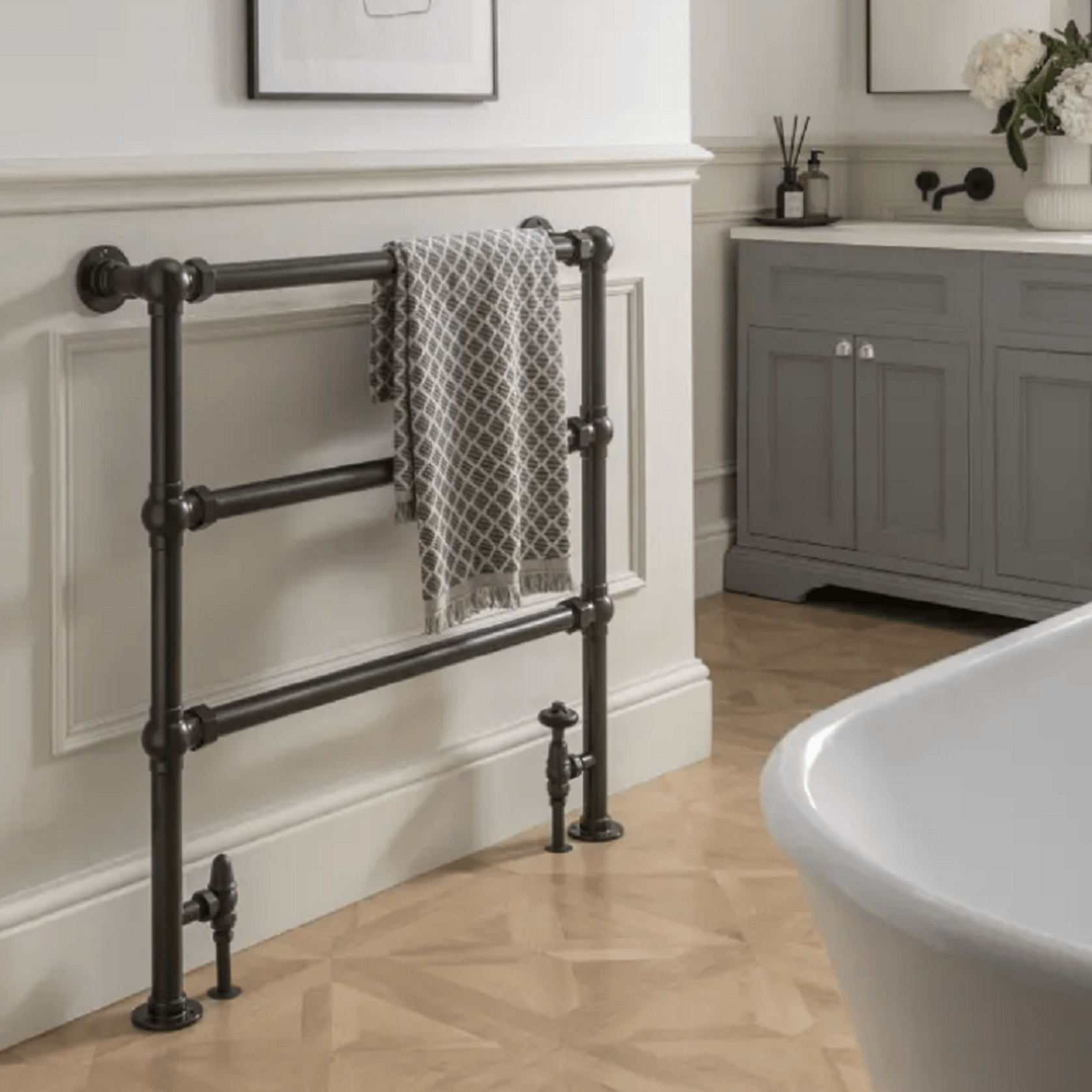 Paladin 3 Bar Ashton Towel Rail (Antique Bronze) gallery detail image