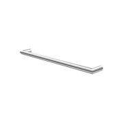 Round Horizontal Heated Towel Rail Brushed Nickel gallery detail image
