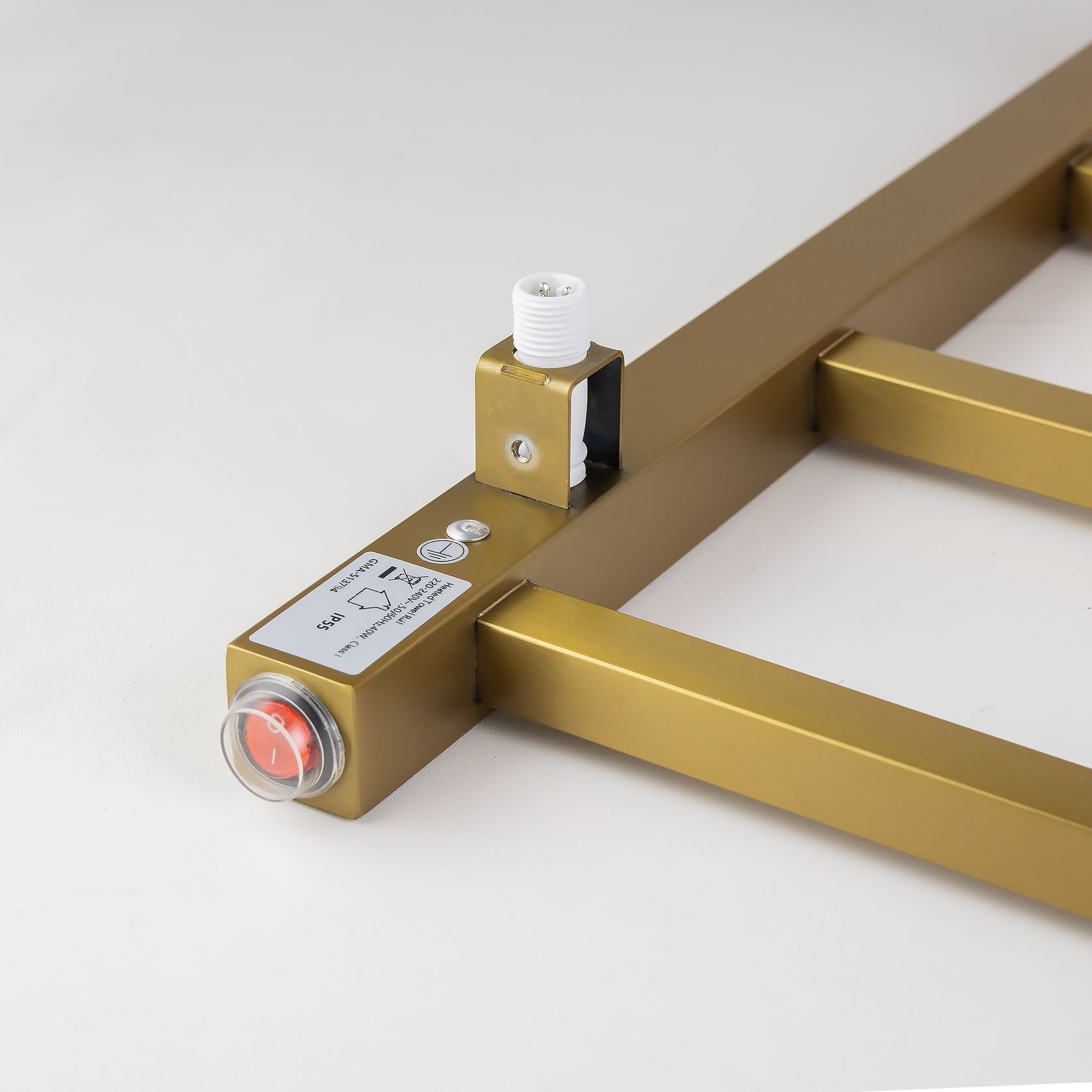 Square Electric Heated Towel Rack 4 Bars BUYG04.S.HTR gallery detail image