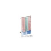 CONTOUR 8 Bar 650mm Straight Heated Towel Rail with PTSelect Switch gallery detail image