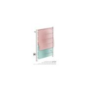 CUBIC 6 Bar 530mm Straight Heated Towel Rail with PTSelect Switch gallery detail image