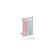 NATURAL 5 Bar 500mm Curved Heated Towel Rail with PTSelect Switch gallery detail image