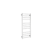 Round Towel Rail 240V 1200 x 500mm Brushed Stainless gallery detail image