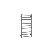 Round Towel Rail 240V 900 x 500mm Gun Metal gallery detail image