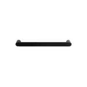 Towel Rail Single Bar Round 12V 650mm Satin Black gallery detail image