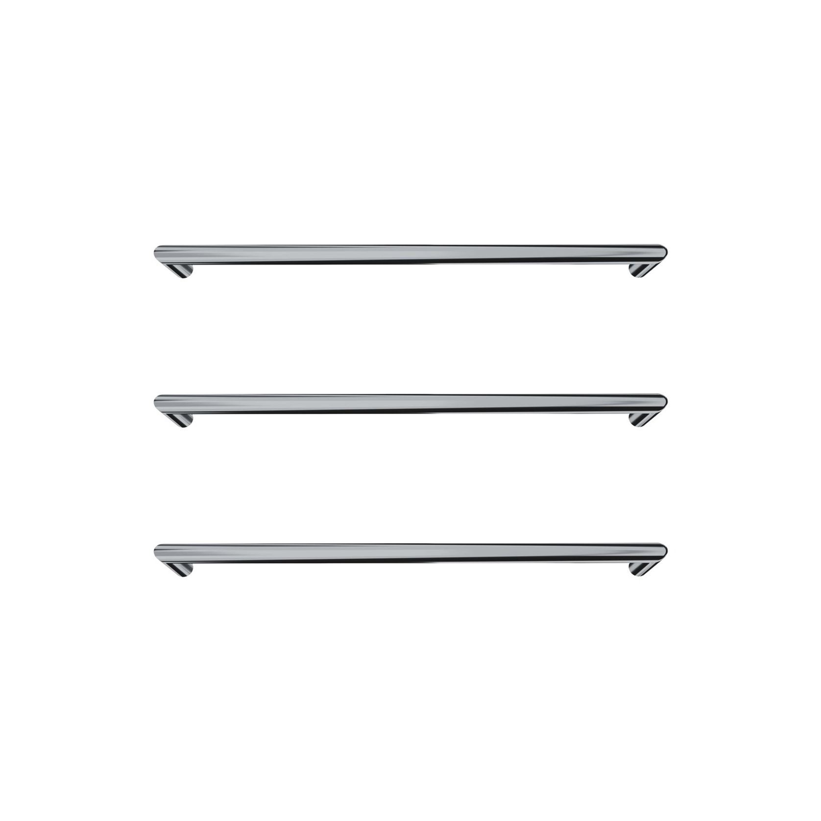 Toro Round Heated Towel Rail - 832mm gallery detail image
