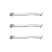Vera Rounded Heated Towel Bar - 632mm gallery detail image