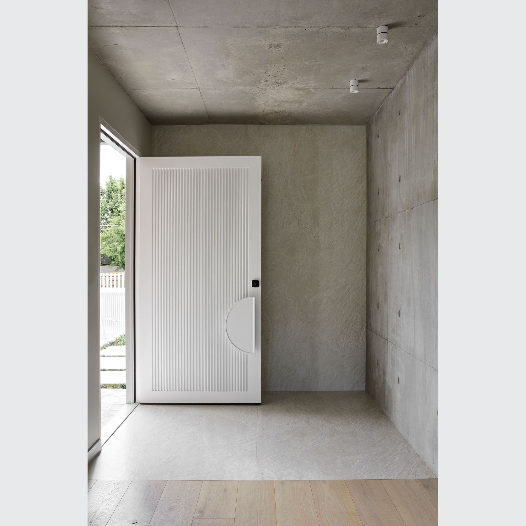 Iron Batten Hinge Entry Doors - Galvanised FWA50 gallery detail image