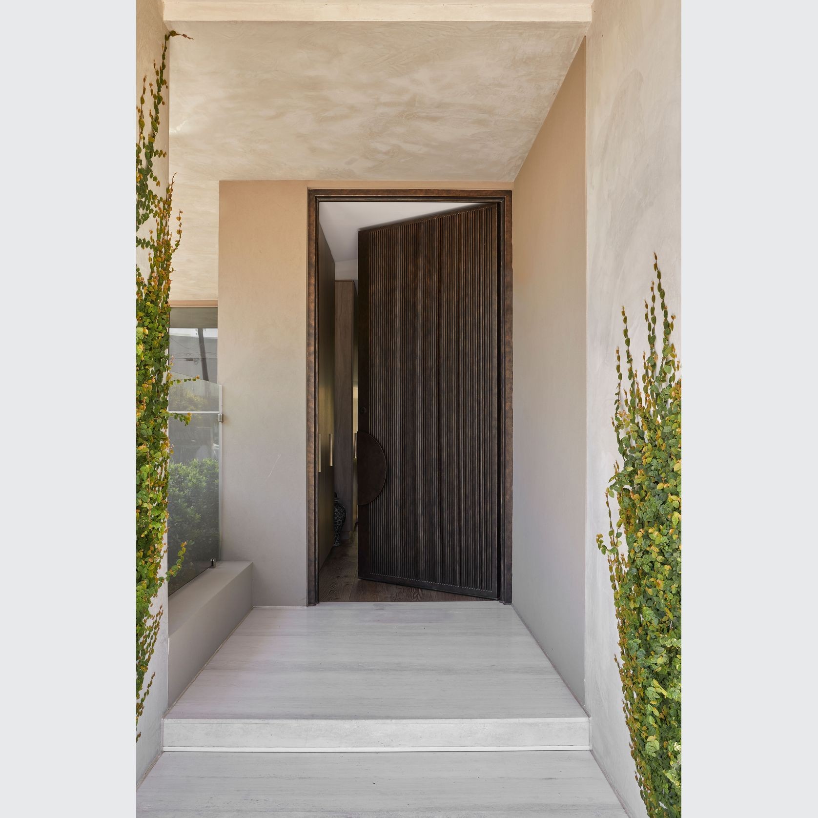 Iron Batten Hinge Entry Doors - Galvanised FWA50 gallery detail image