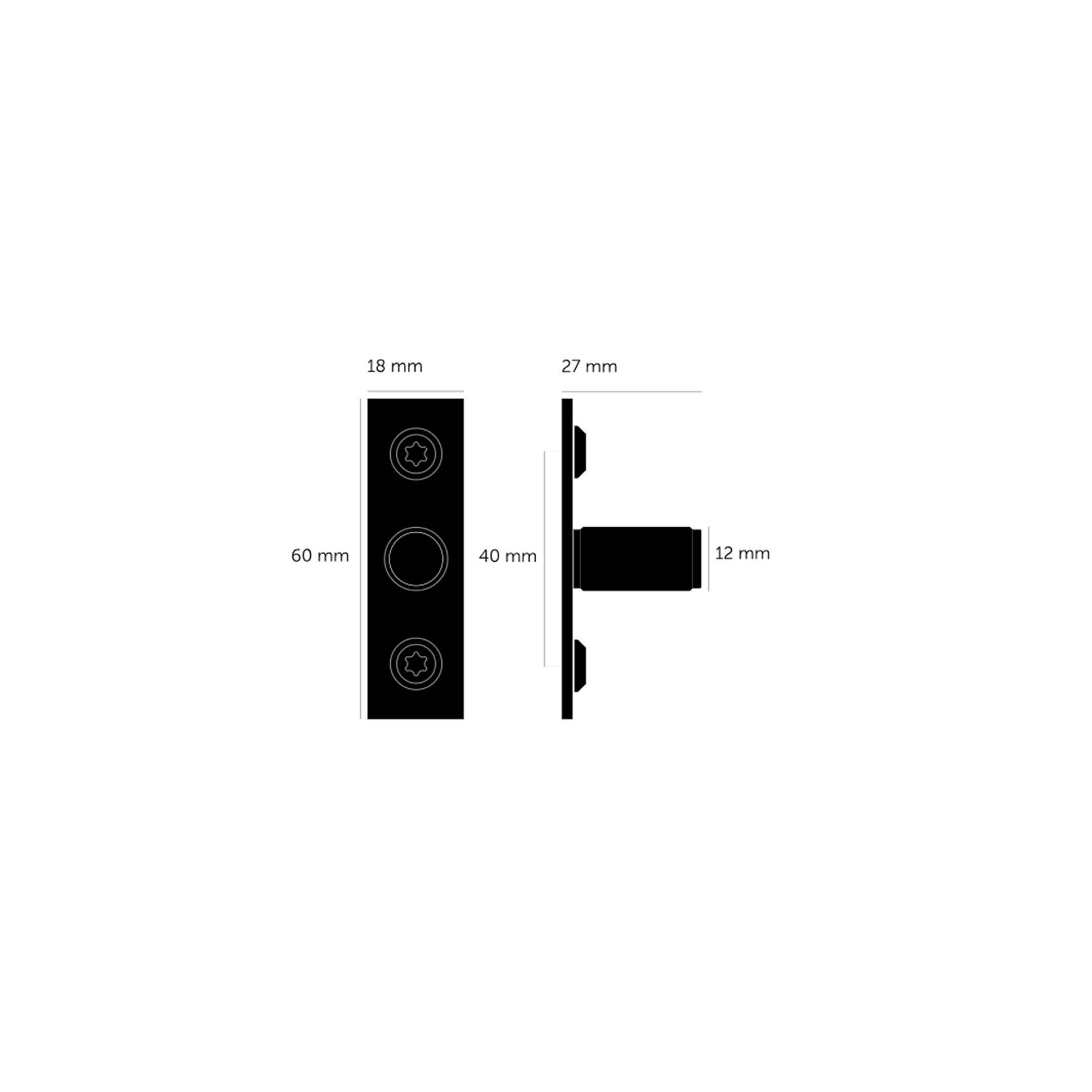 Buster and Punch Linear Furniture Knob Set with Plate gallery detail image