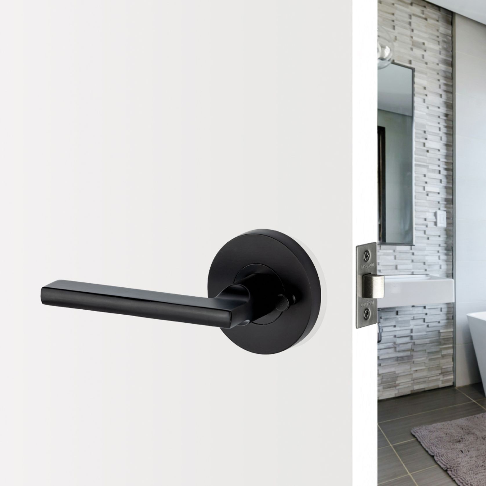 Picton Passage Lever Black gallery detail image