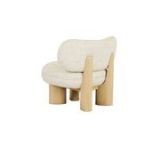 Arturo Timber Leg Occasional Chair gallery detail image