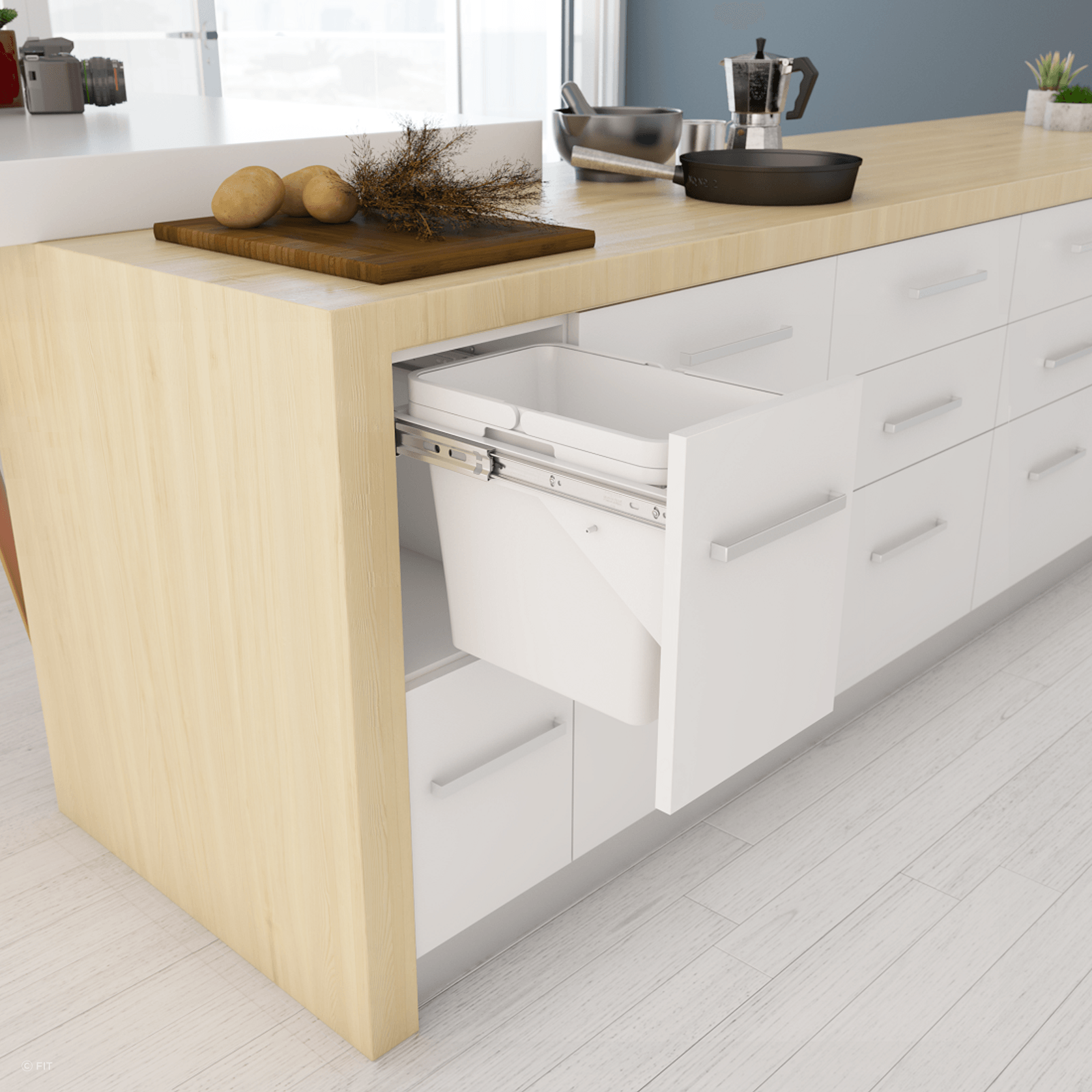 Tanova Simplex Pull Out Kitchen Bins gallery detail image