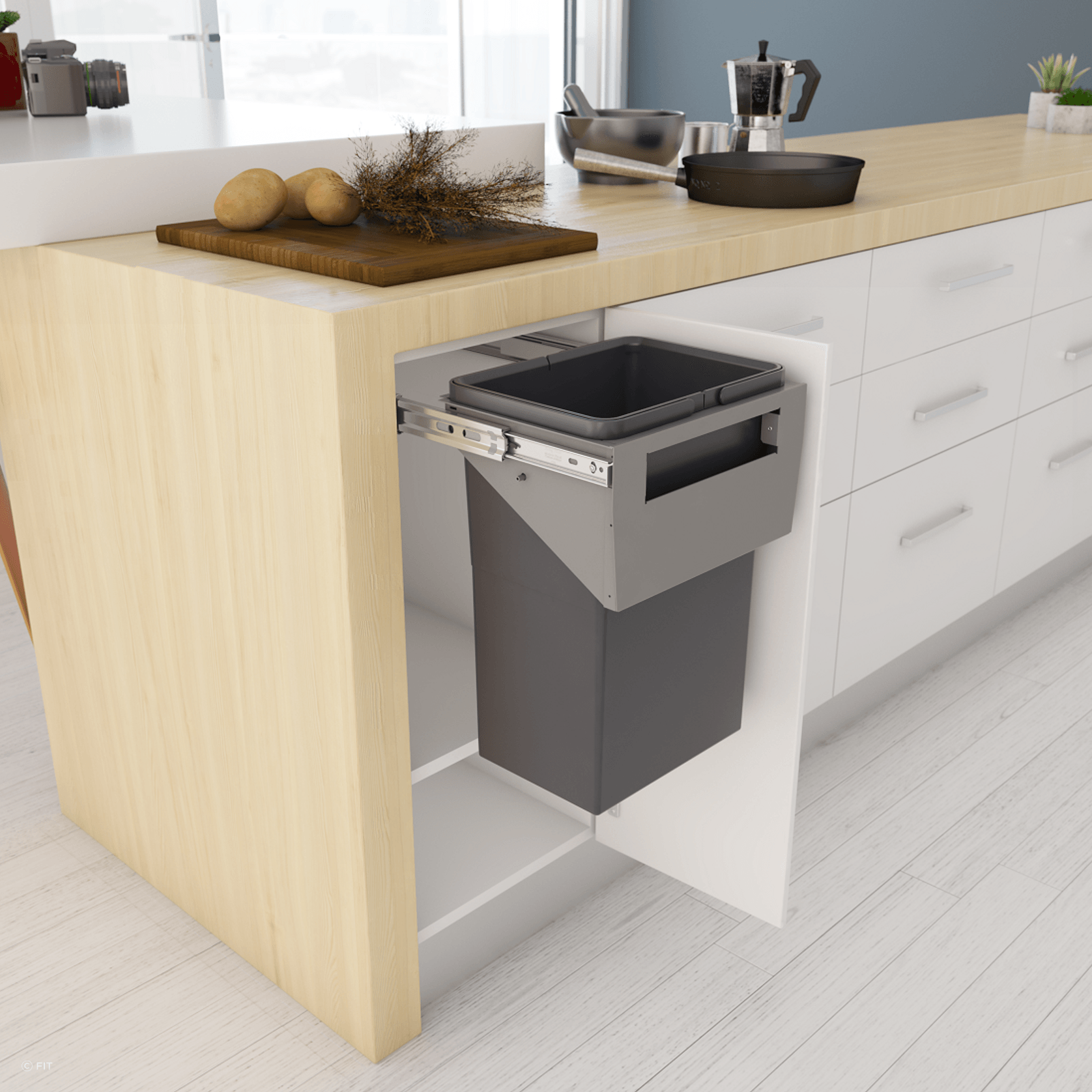 Tanova Simplex Pull Out Kitchen Bins gallery detail image