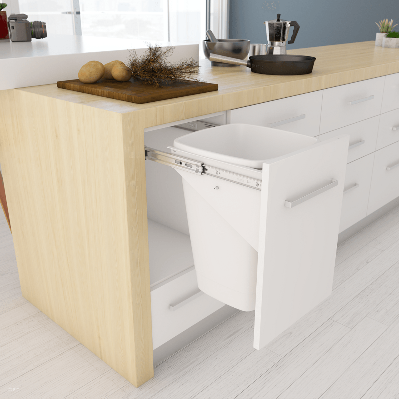 Tanova Simplex Pull Out Kitchen Bins gallery detail image