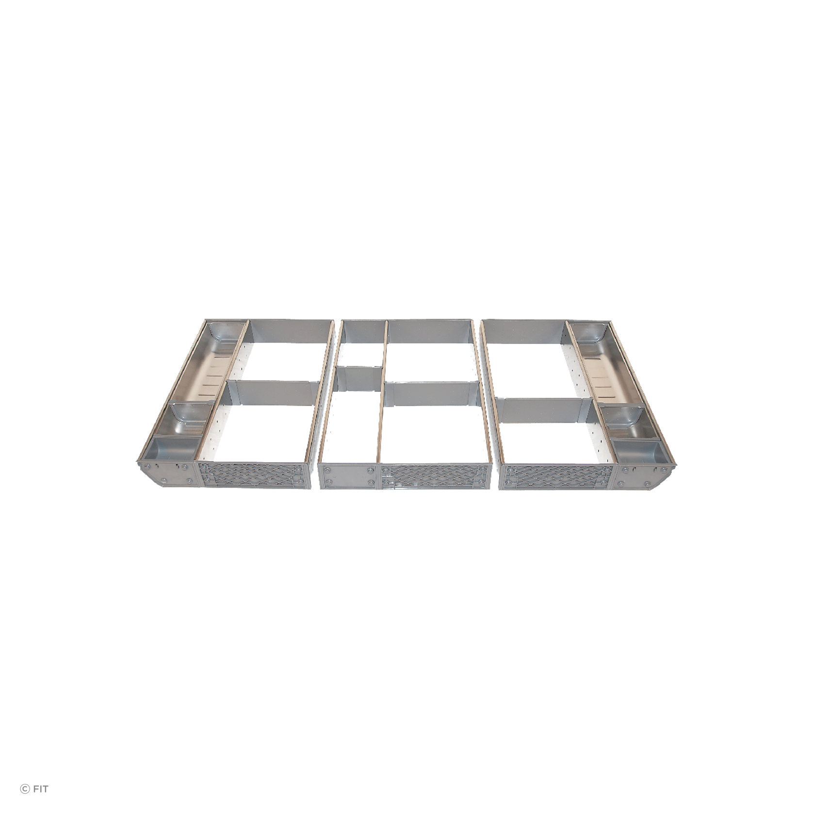Inoxa Stainless Steel Drawer Organising System gallery detail image