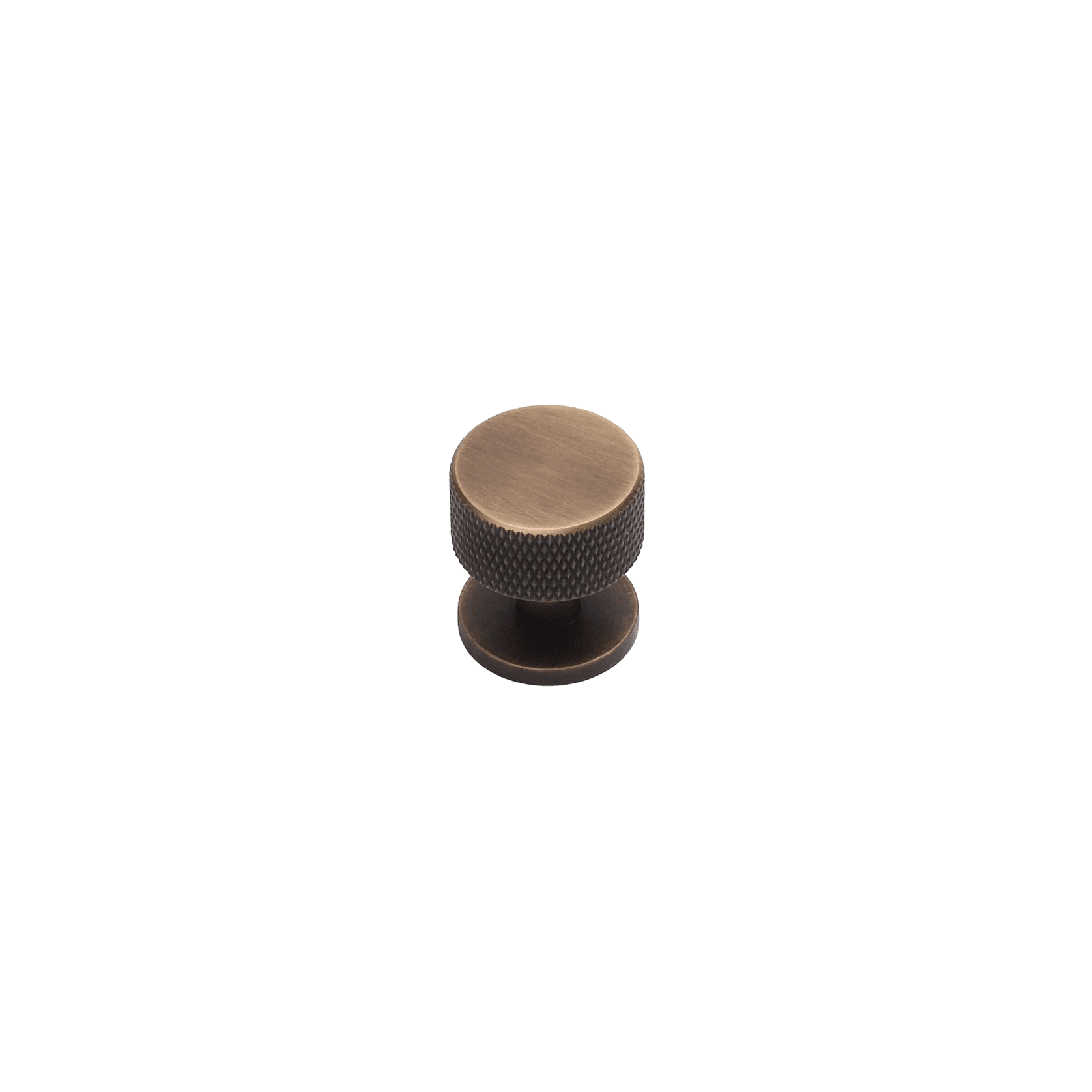 Solid Brass Knurled Kitchen Drawer Knobs gallery detail image