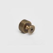 KT&CO Kitchen drawer knobs antique aged brass Rose Bay gallery detail image
