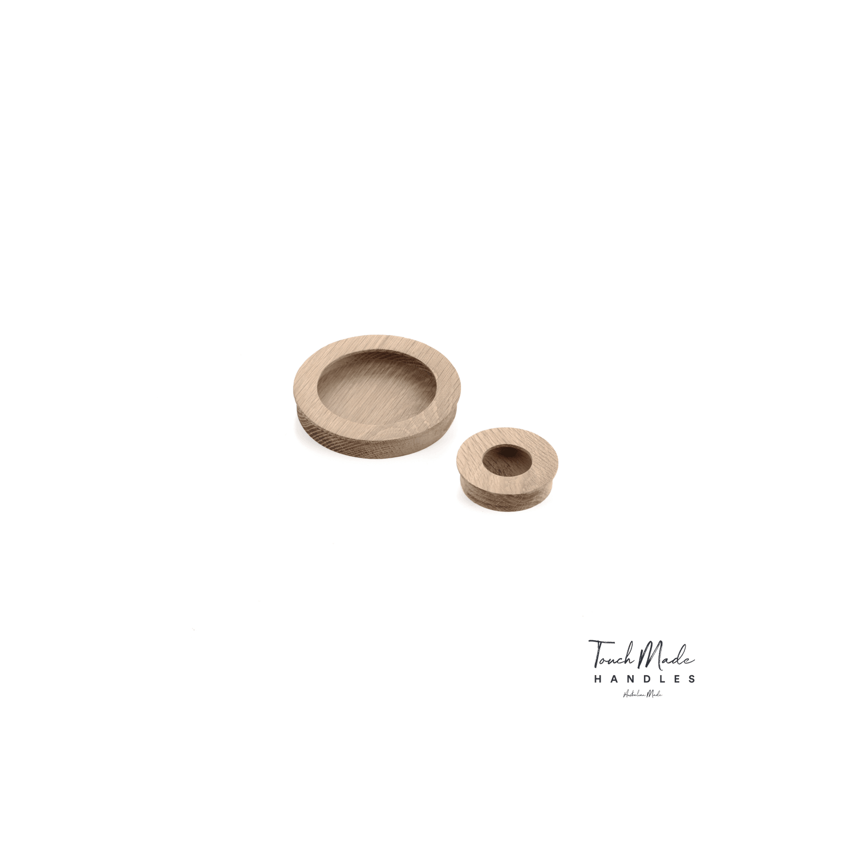 Cascade Recessed Round Timber Handles gallery detail image