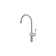 Rivet Gooseneck Kitchen Mixer Brushed Nickel gallery detail image