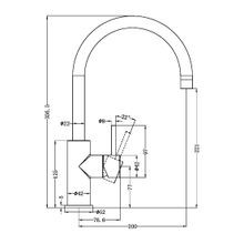 Zen SS316L Kitchen Mixer | Brushed Nickel gallery detail image
