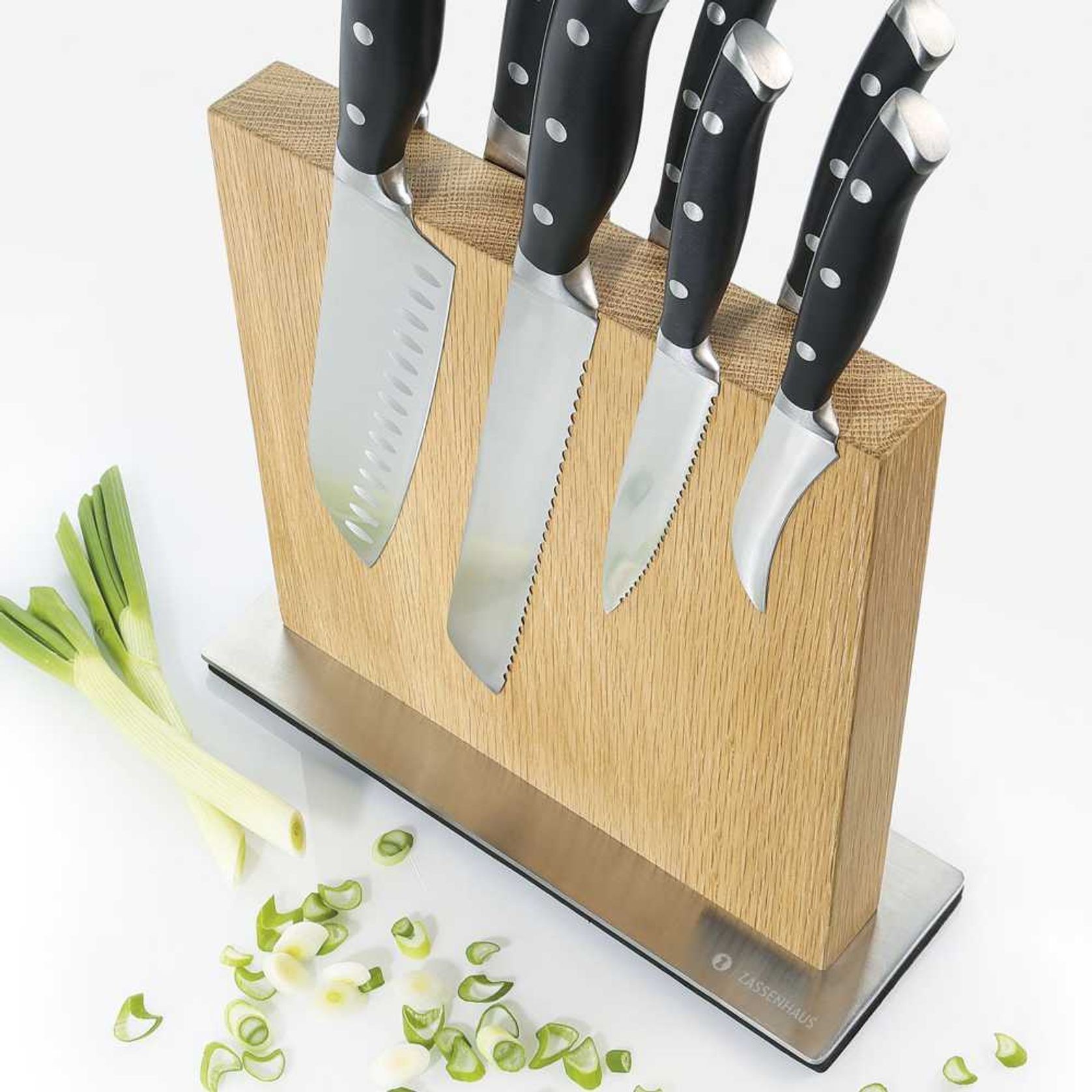 Zassenhaus Wooden Magnetic Knife Blocks gallery detail image
