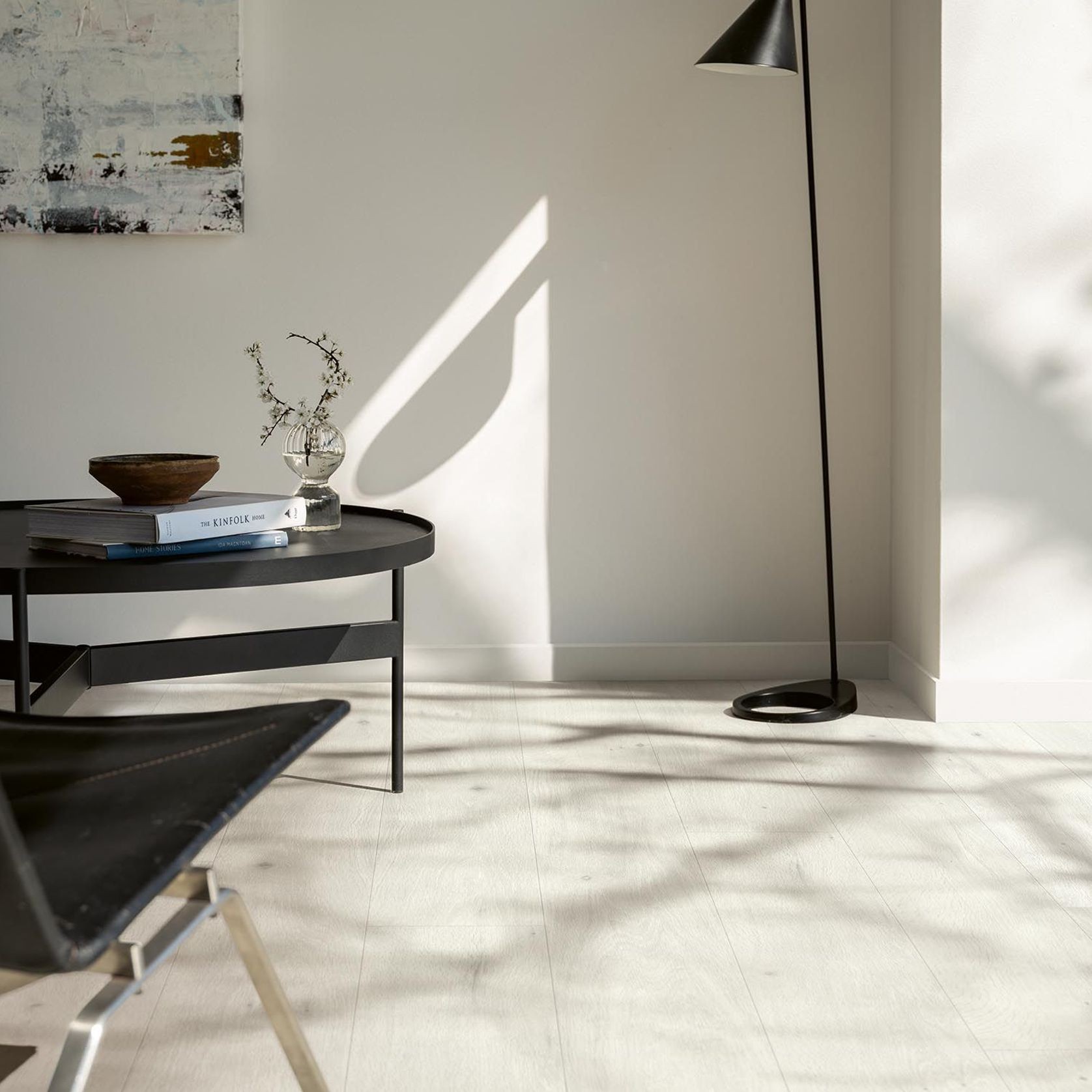 Clix XL Light Grey Oak Laminate Flooring gallery detail image