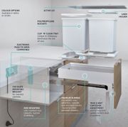 Concelo 2 x 13L Buckets | Door Pull | White gallery detail image