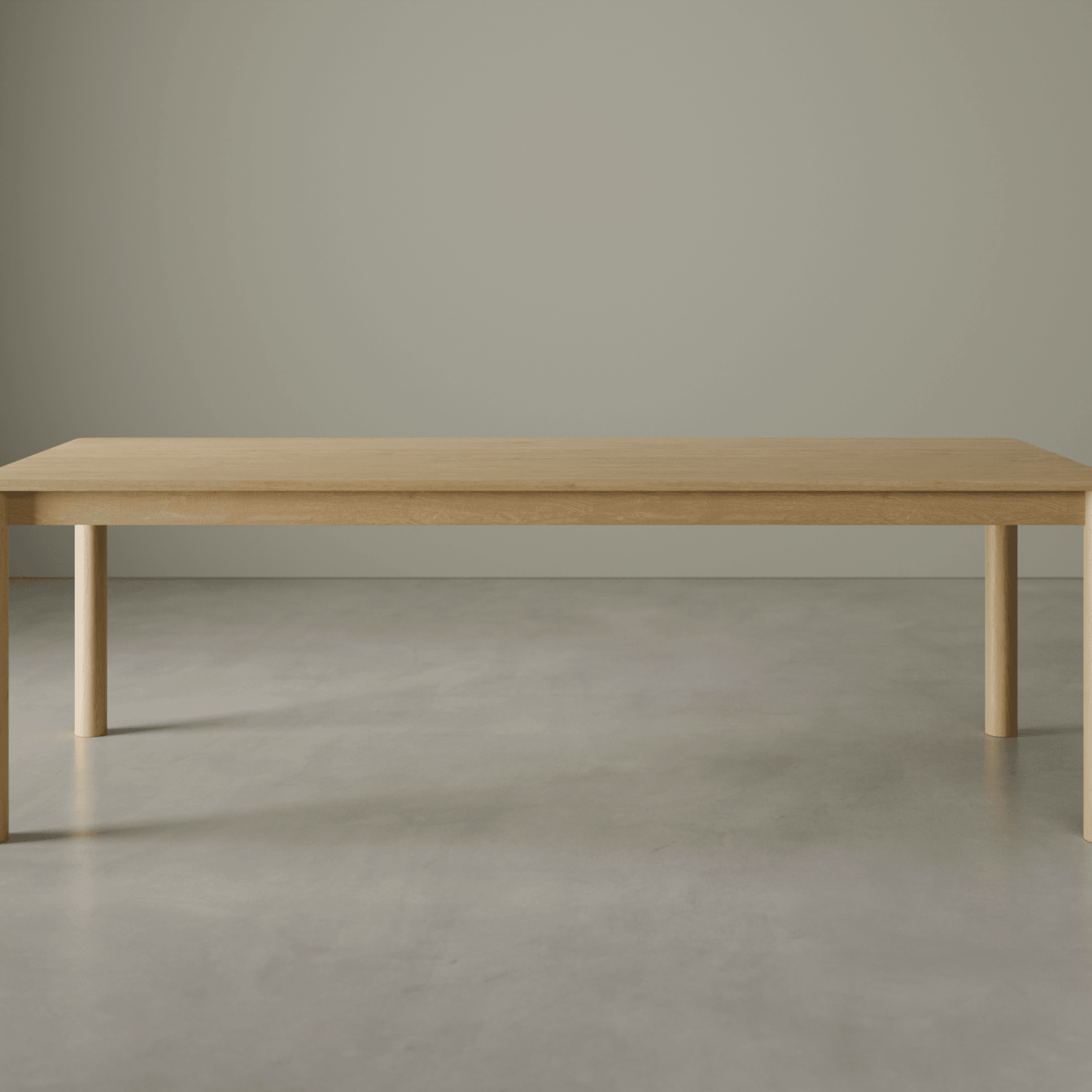 Nordica Dining Table - Solid Oak 240 x 100cm gallery detail image