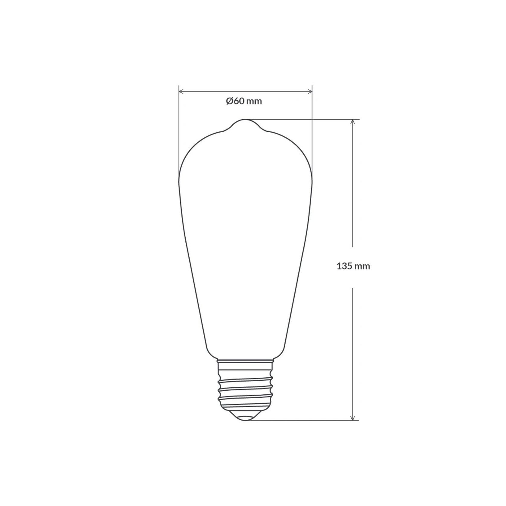 LED Filament Bulb A60 gallery detail image