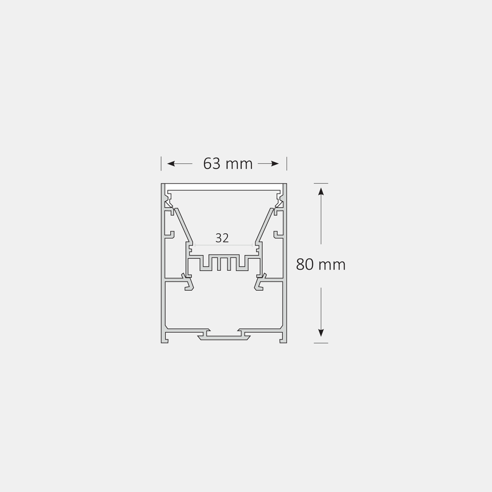 BLEX-046 Pendant Linear Light Extrusion LED Suspended gallery detail image