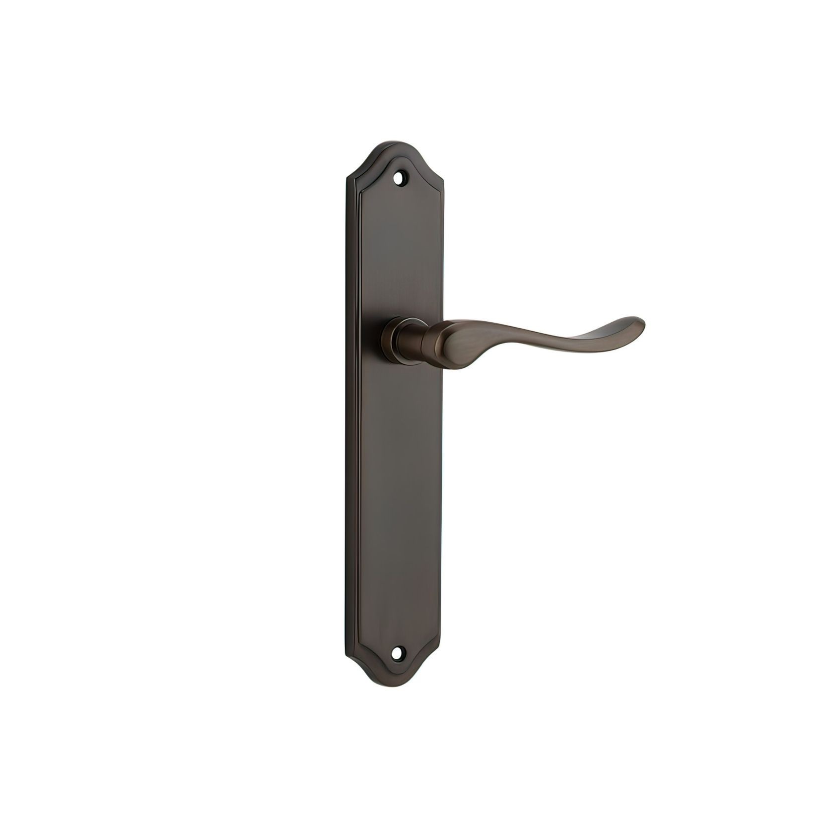 Iver Stirling Lever on Shouldered Backplate Signature Brass gallery detail image