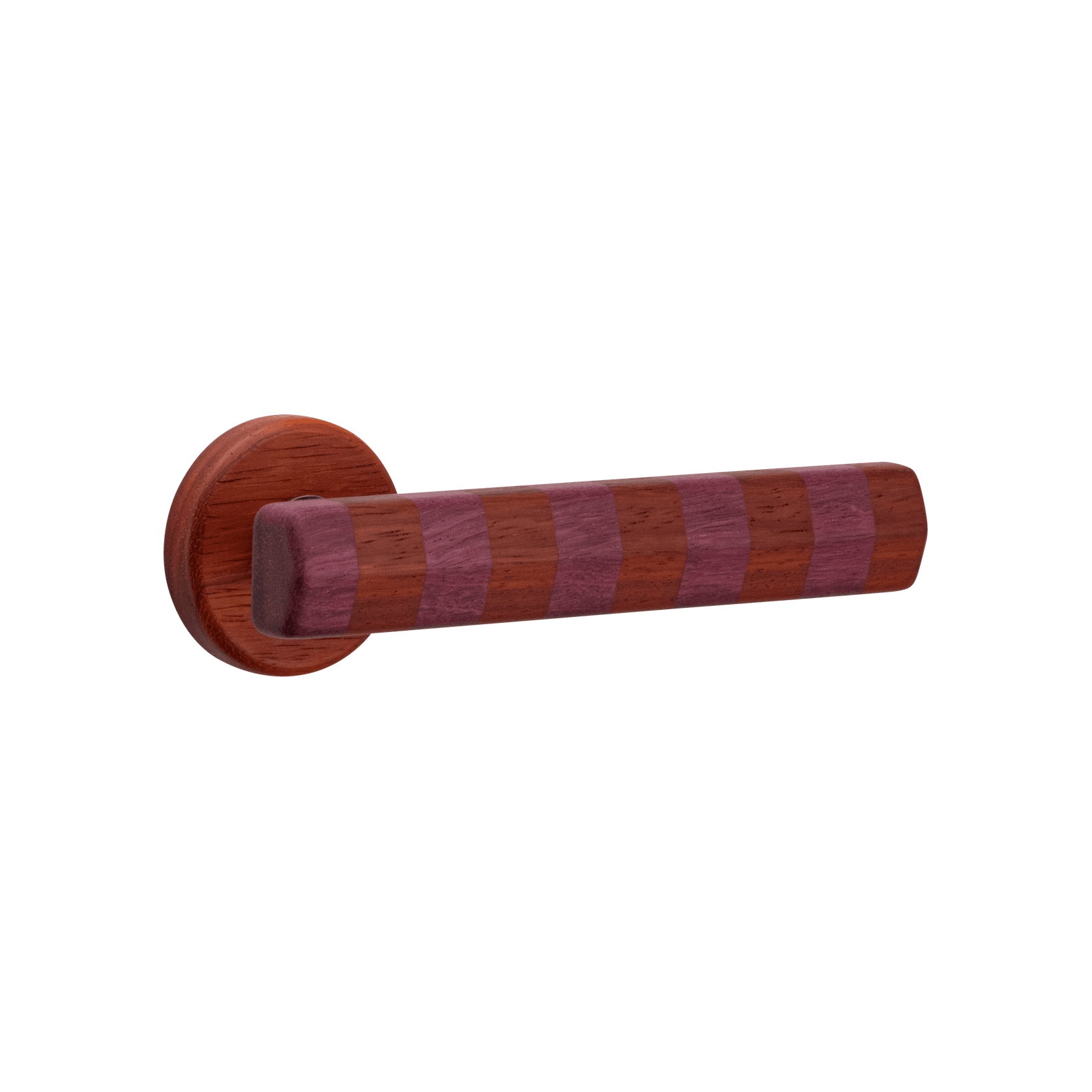 Straight Streaker Door Lever - Round Rose gallery detail image