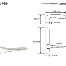 Legge 5400 Series Rubens (56) Door Furniture gallery detail image