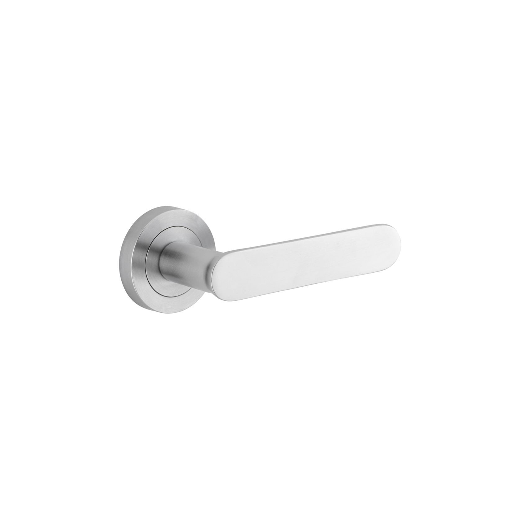 Iver Bronte Door Lever on Round Rose Passage gallery detail image